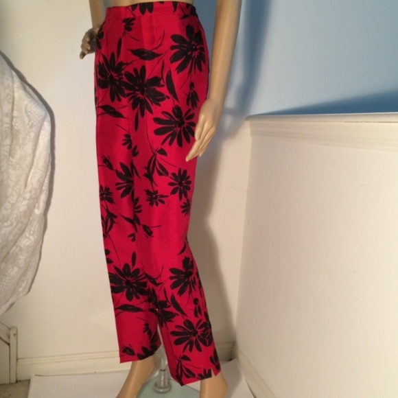 100% Silk Pants with beaded accents Cruise Wear 6 - Picture 3 of 8